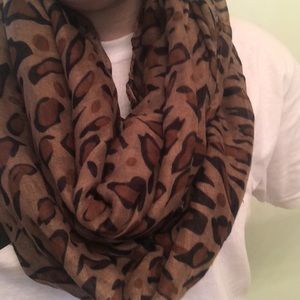 Leopard Print Infinity Scarf